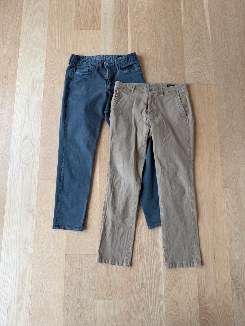 Bonobos Men's Stretch Pants - Blue & Tan 34x34